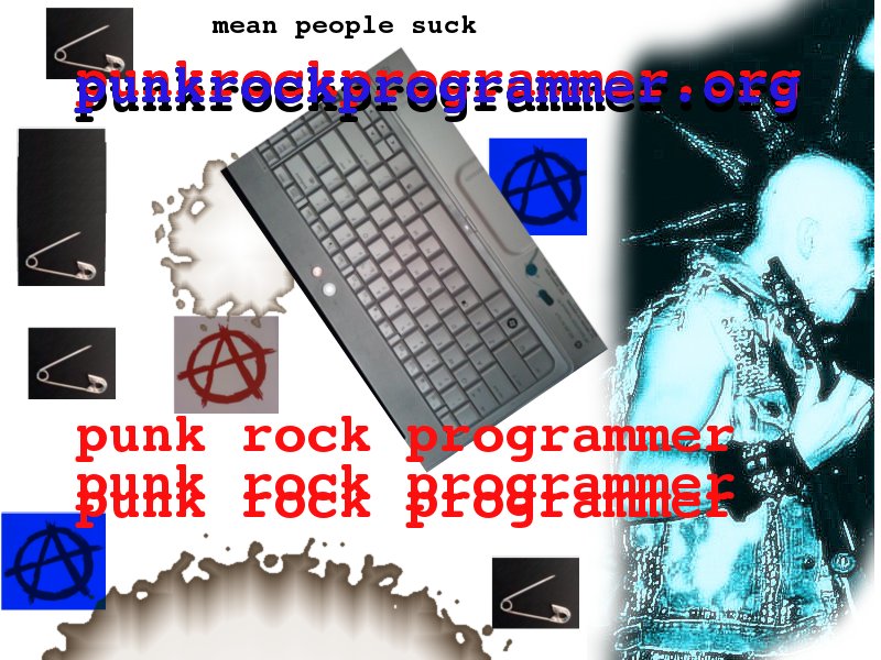 Home Page Image - Safety Pins, Keyboard, Mohawk